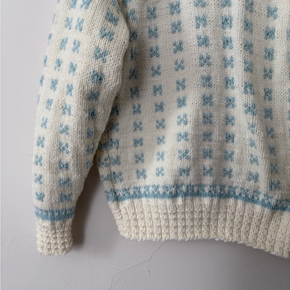 Vintage Handknit Chunky Knit Sweater - Picture 2 of 5
